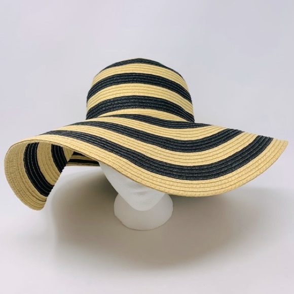 J. Crew Striped Floppy Sun Beach Hat